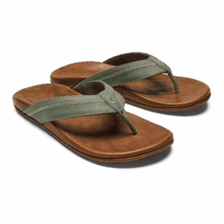 OluKai Hiapo - Odyssey Grey / Sahara -OluKai Shop 10101 4DFM 003 M HIAPO OdysseyGreySahara