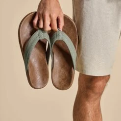 OluKai Hiapo - Odyssey Grey / Sahara -OluKai Shop 10101 4DFM 104 M Hiapo OdysseyGreySahara