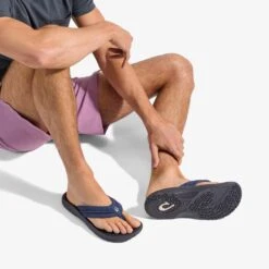 OluKai Hokua - Blue Depth / Black -OluKai Shop 10161 TF40 102 M HOKUA BlueDepthBlack