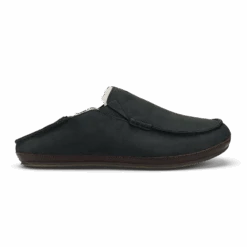 OluKai Moloā Slipper-Black / Dk Java -OluKai Shop 10252 1048 002 M MOLOASLIPPER ClayDkJava