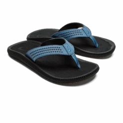 OluKai Ulele - Blue Fog / Lava Rock -OluKai Shop 10435 BFLR 003 M ULELE BlueFogLavaRock