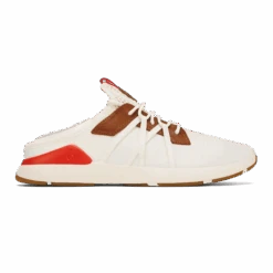 OluKai Mio Lī- Bright White / Red Lava -OluKai Shop 10440 WB7U 002 M MioLi BrightWhiteRedLava