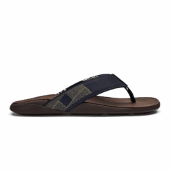 OluKai Tuahine - Trench Blue / Dark Wood