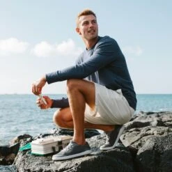 OluKai Moku Pae - Pavement / Vintage Blue 18 OluKai Moku Pae - Pavement / Vintage Blue -OluKai Shop 10472 PVVN 102