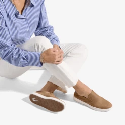 OluKai Pehuea Leather-Sahara / Toffee -OluKai Shop 20329 FM33 102 W PEHUEALEATHER SaharaToffee